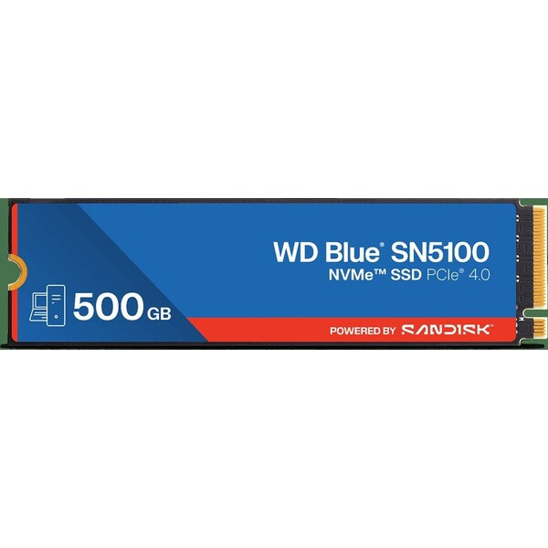 WD Blue SN5100 500GB M.2 NVMe SSD PCIe Gen4