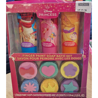 Alltoys Barvy do vany s razítky Disney Princezny