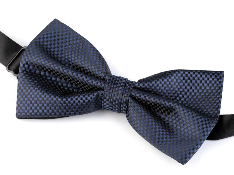 Stoklasa Motýlek pánský 720565/3 modrý kostkovaný vzor