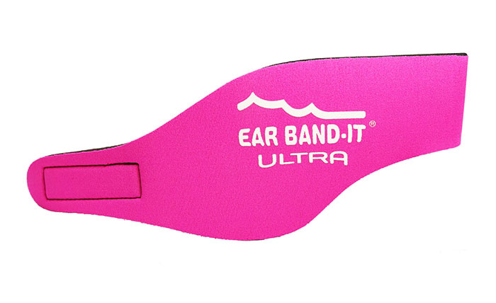 Ear Band-It® Ultra Růžová čelenka na plavání Velikost čelenky: S