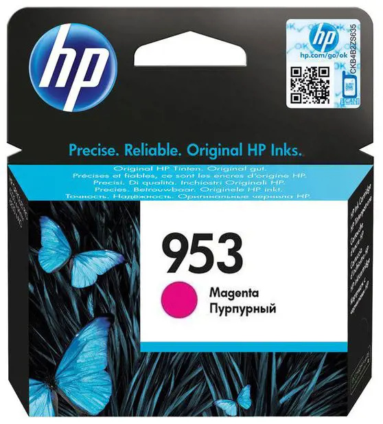Cartridge HP F6U13AE/953 - purpurová
