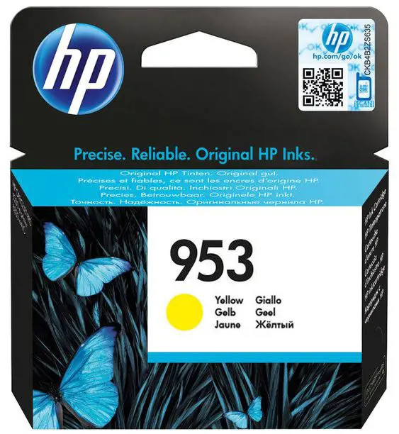 Cartridge HP F6U14AE/953 - žlutá