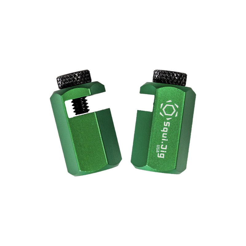 Squi.Jig - aretační a vodící doraz 1,5" Barva: zelená, počet kusů v balení: set 2 ks