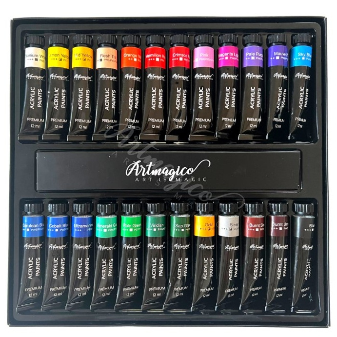 Akrylové barvy Artmagico - 12 ml × 24 ks