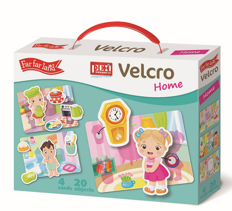 Pexi Velcro skládačky - Domov
