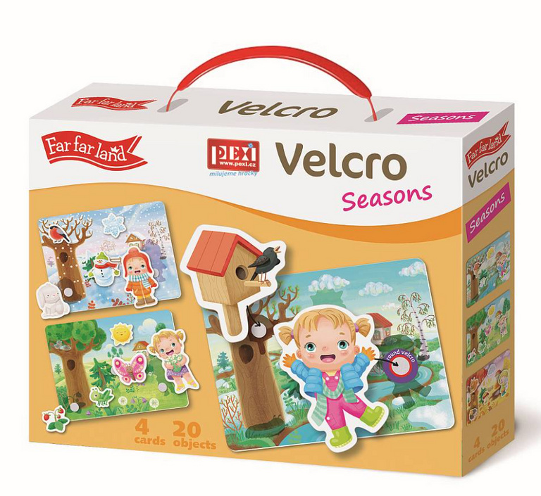 Pexi Velcro skládačky - Roční období