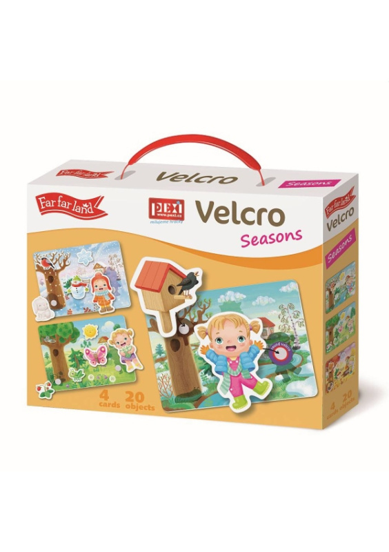 Pexi Velcro skládačky - Roční období