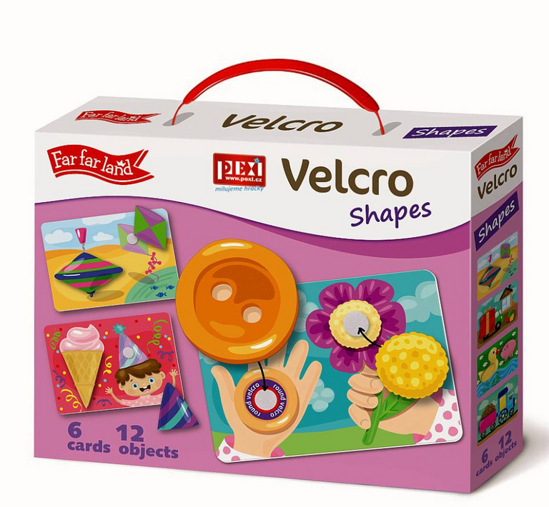Pexi Velcro skládačky - Tvary