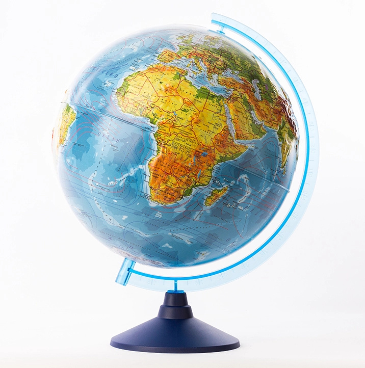 Alaysky's 25 cm RELIEF Physical Globe CZ