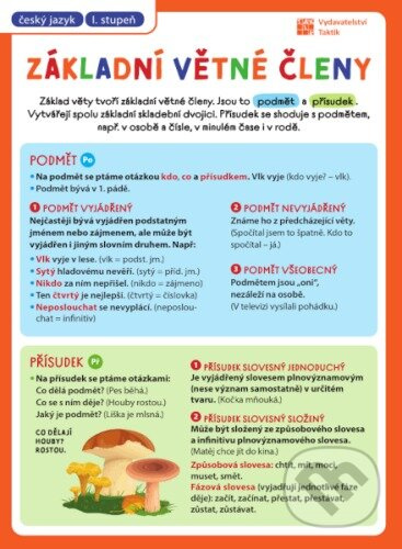 Přehledové tabulky ČJ: Větné členy TAKTIK International s.r.o., organizační složka