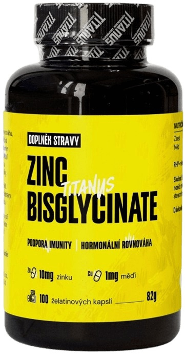 Titánus Zinek Bisglycinát 100 kapslí