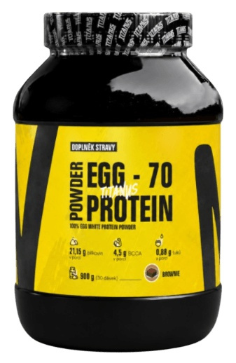 Titánus Egg Protein 70 900 g - Brownie