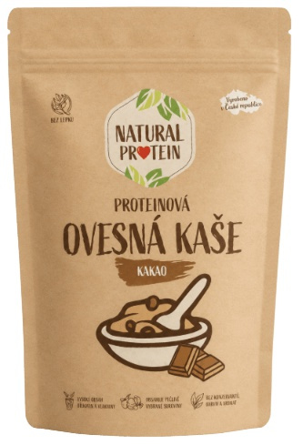 Natural Protein Proteinová Ovesná Kaše 360 g - kakao