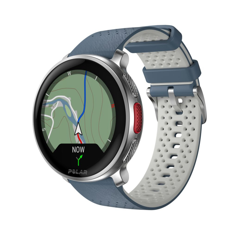 Polar Multisportovní hodinky Vantage V3, velikost S-L, modro-šedá 900108892