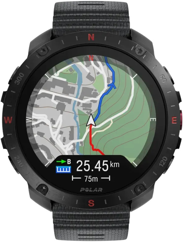 Polar Outdoor sporttestr Grit X2 Pro, S-L, černá 900110283