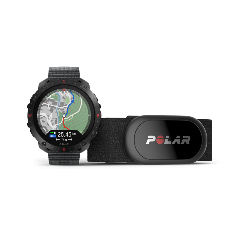 Polar Sporttester Grit X2 Pro HR, S-L, černá 900110286