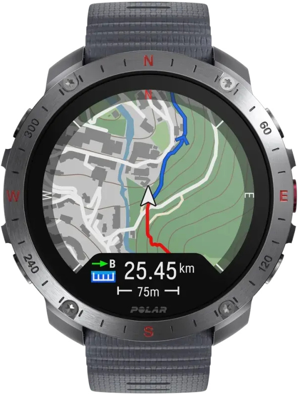 Polar Outdoor sporttestr Grit X2 Pro, S-L, šedá 900110287