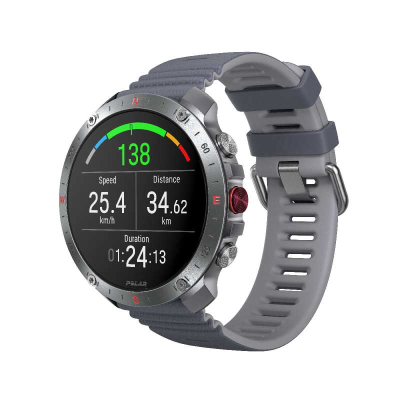 Polar Outdoor sporttestr Grit X2 Pro, S-L, šedá 900110287