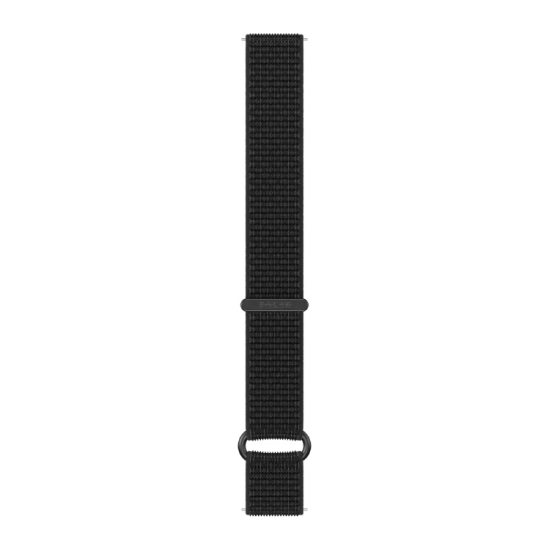 Polar Nylonový řemínek 22 mm suchý zip M/L, černá 910113029