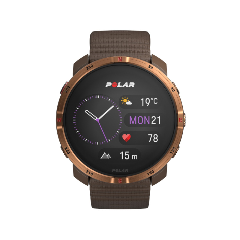Polar Sporttester Grit X2,S-L, hnědá 900115135