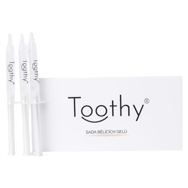 Toothy® Gel Kit dentální gel s bělicím efektem náhradní náplň 3 ks