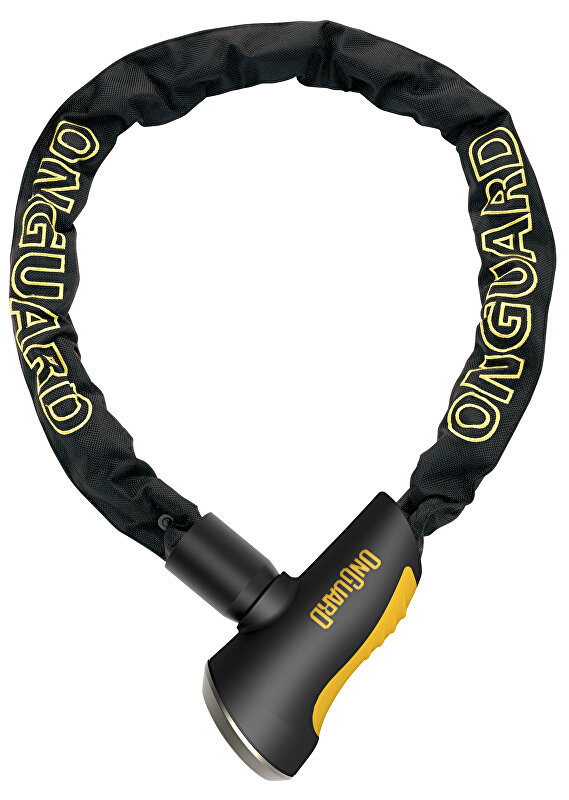 zámek ONGUARD Mastiff řetěz 1200x8 mm články s titanovým povrchem Barva: Černá, Velikost: 1200