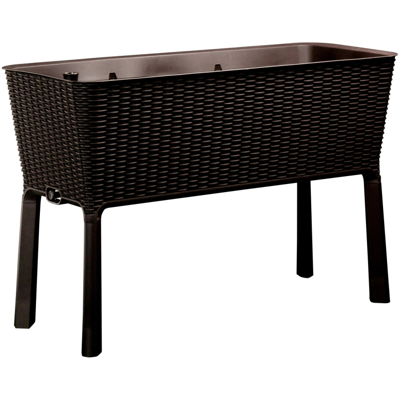 Truhlík na nožičkách KETER Easy Grow - hnědý