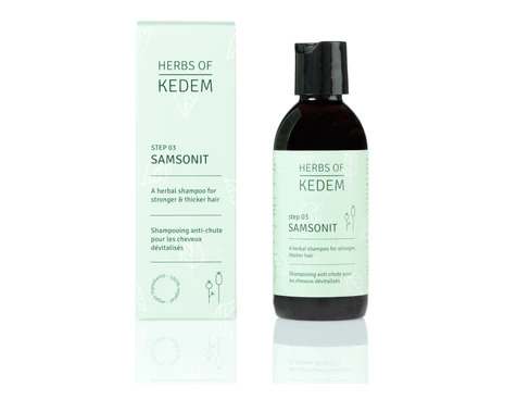 Herbs of Kedem Přírodní posilující šampon Samsonit, 250ml