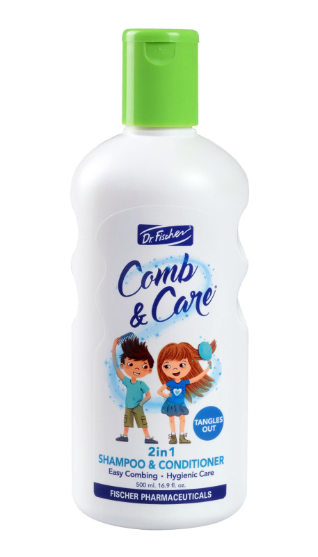 Dr. Fischer Klasický šampon a kondicionér pro děti Comb&Care 2v1, 500ml