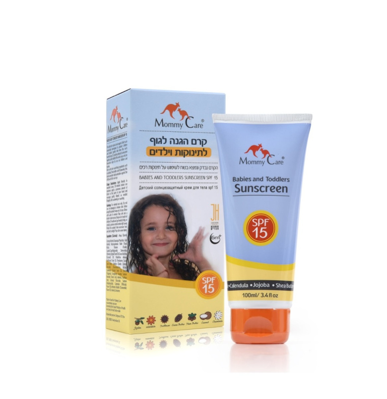 Mommy Care Minerální Opalovací krém pro Kojence a Děti SPF 15, 100 ml