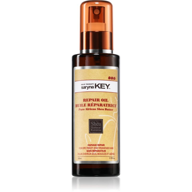 Saryna Key Pure African Shea Butter Damage Repair vyživující olej na vlasy 105 ml
