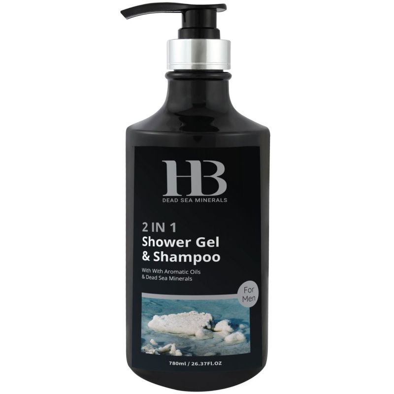 HB Dead Sea Minerals Sprchový gel a šampon pro muže