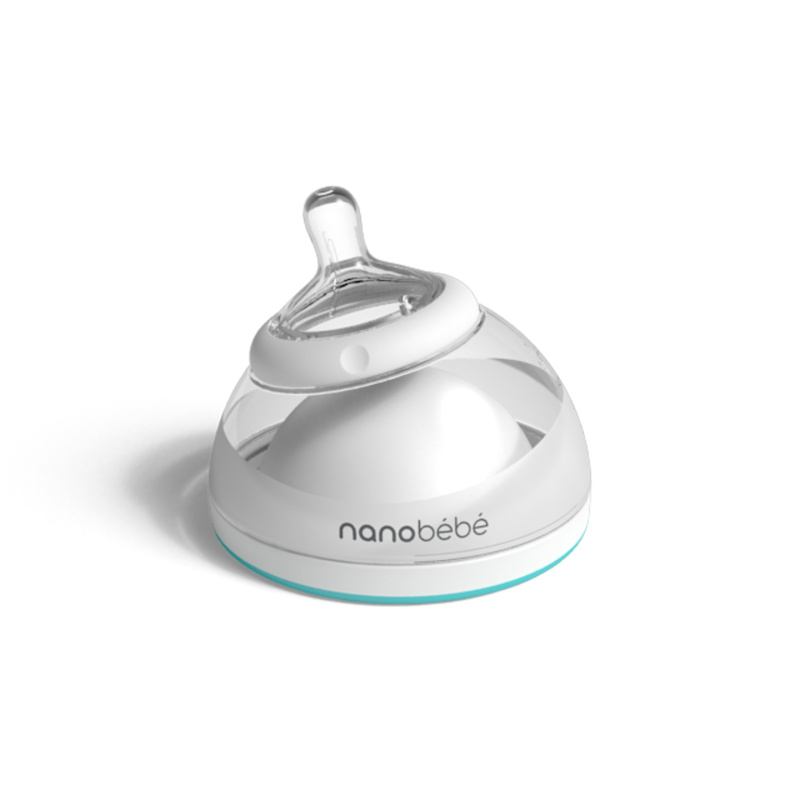 Nanobébé Přechodová láhev 240 ml 1ks - tyrkysová