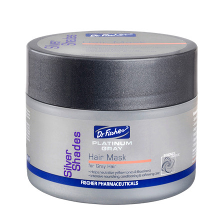 Dr. Fischer Maska na vlasy Platinum Gray, 300 ml