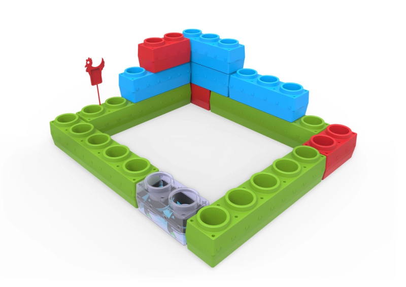 PalPlay Stavebnice květináčů g-blox 6 ks