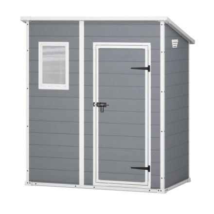 Zahradní domek Keter Manor Pent 6x4 - 183,5 x 111 x 200,5 cm - Grey