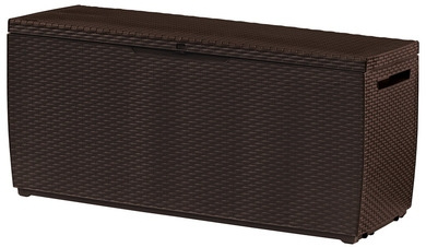 Keter Capri Ratan - zahradní úložný box 305 L - 123 x 53 x 57 cm - Brown