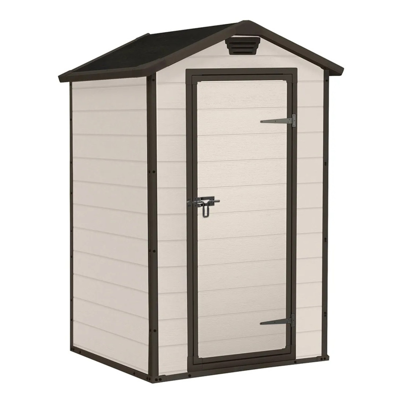 Zahradní domek Keter Manor 4x3 - 128 x 94 x 196 cm - Beige