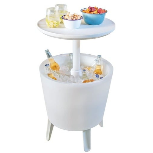 Keter Illuminated Cool Bar chladicí stolek bílá plast 30l 231366