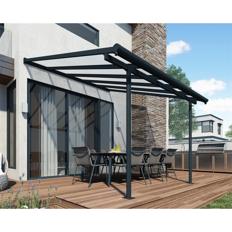 Palram - Canopia Sierra 3000 antracit 3 x 3 - hliníková (montovaná) pergola