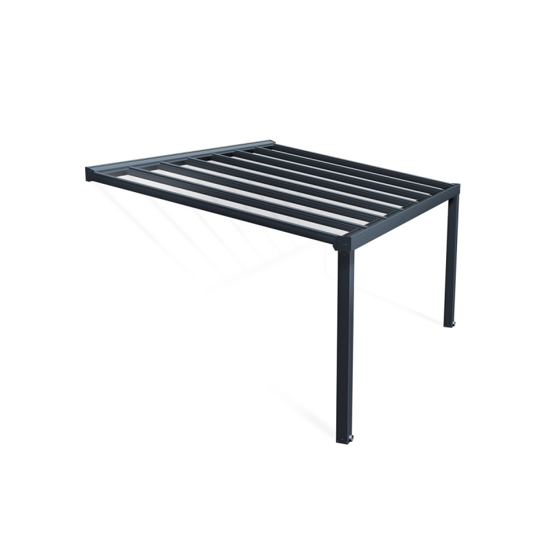Palram - Canopia Stockholm 3,4 x 5,2 antracit - luxusní hliníková (montovaná) pergola