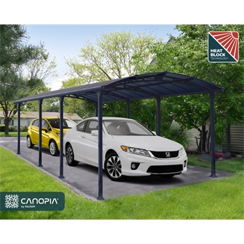 Palram - Canopia Arcadia 8500 - hliníkový (montovaný) přístřešek s obloukovou střechou