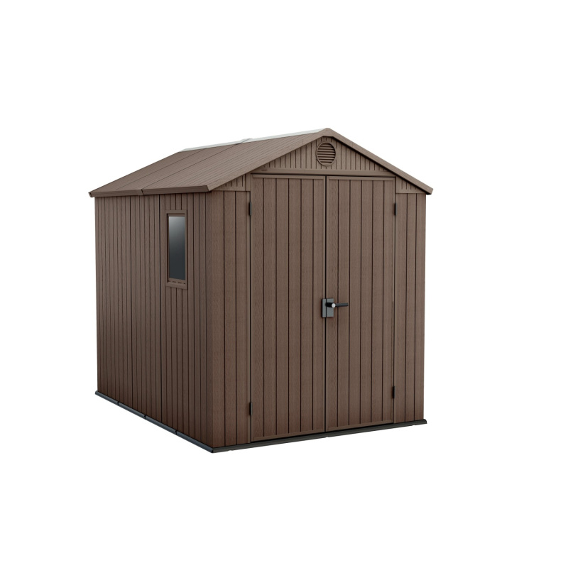Zahradní domek Keter Darwin 6x8 - 221 x 244 x 190 cm - hnědý