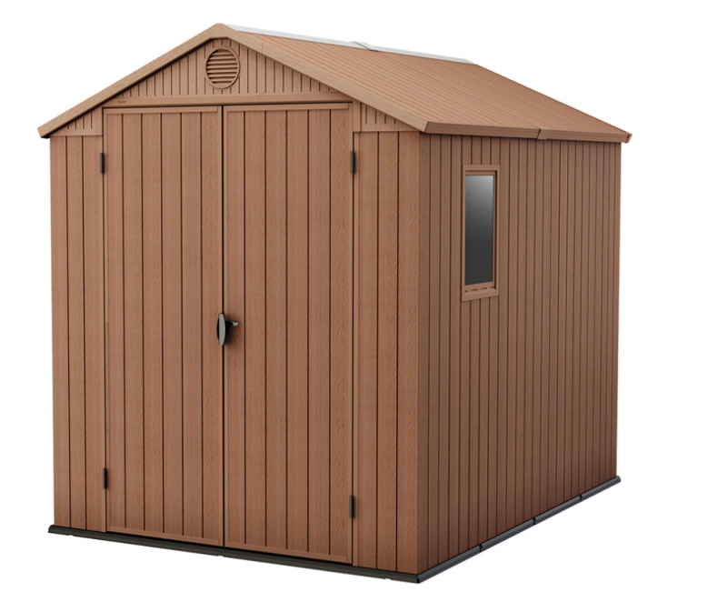 Zahradní domek Keter Darwin 6x8 - 221 x 244 x 190 cm - hnědý