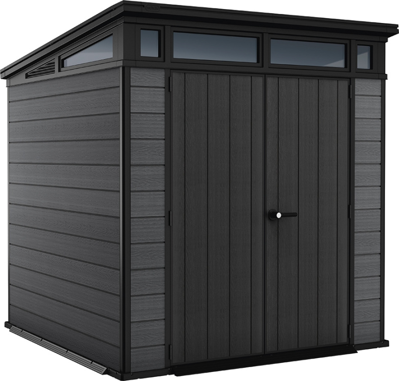 Zahradní domek Keter Cortina 7x7 - 214 x 218 x 226 cm - šedý