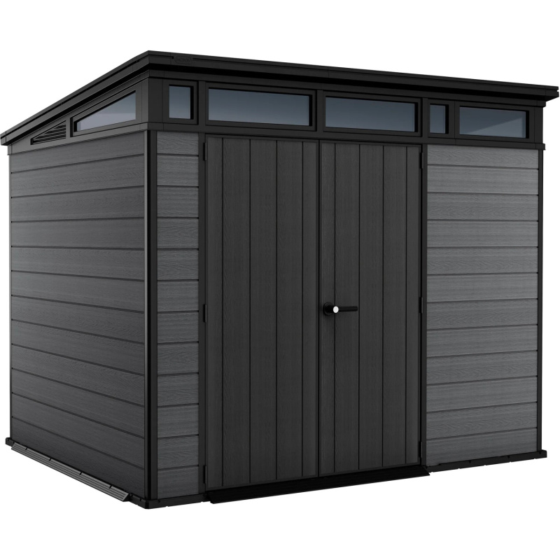 Zahradní domek Keter Cortina 9x7 - 277 x 218 x 226 cm - šedý