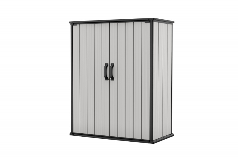Zahradní skříň KETER Premier Tall - 140 x 76,9 x 170 cm - Grey