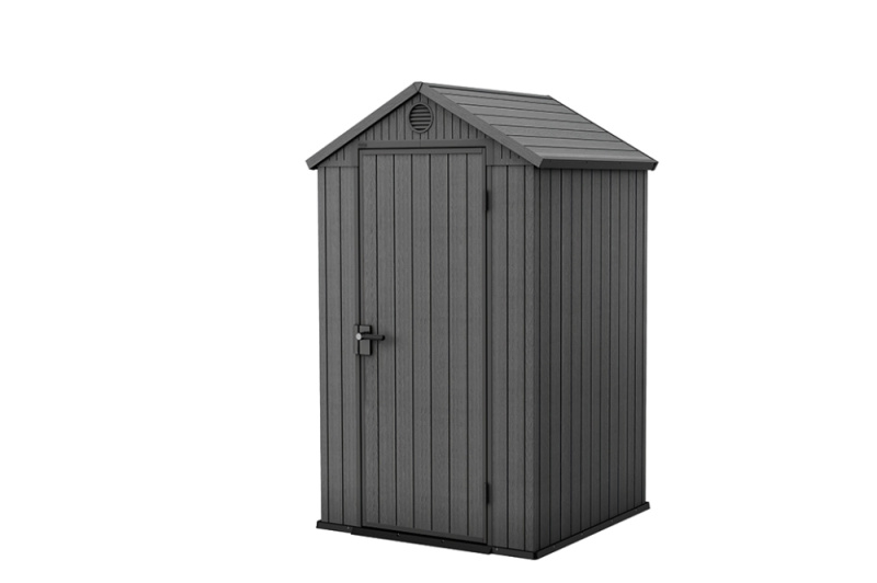 Zahradní domek Keter Darwin 4x4 - šedý - 205 x 116,7 x 125,8 cm