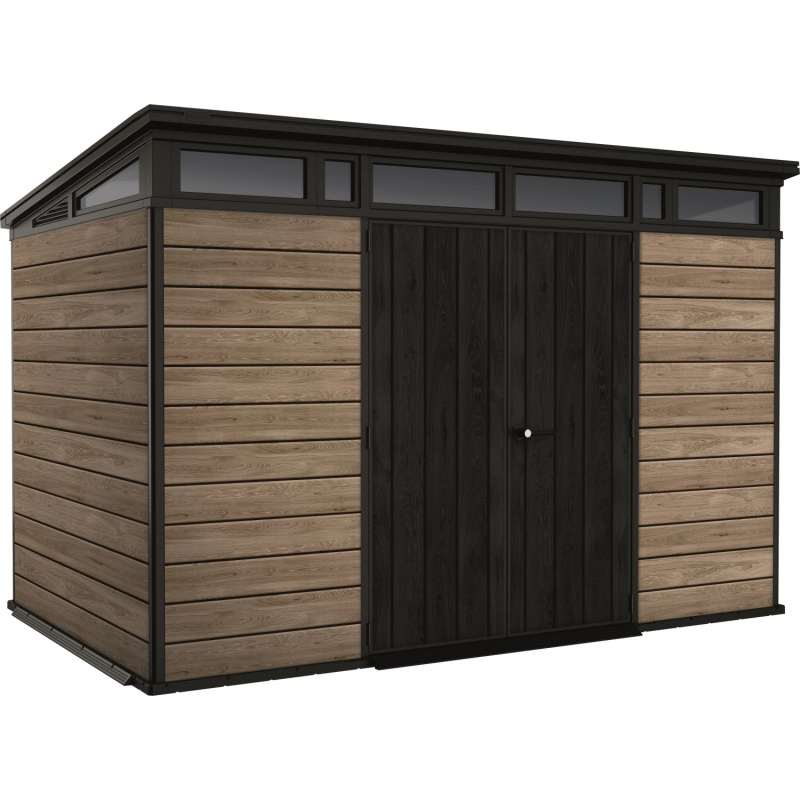 KETER PENT Signature HORIZONTAL domek 11x7 - jasan, 342 x 226 x 216 cm