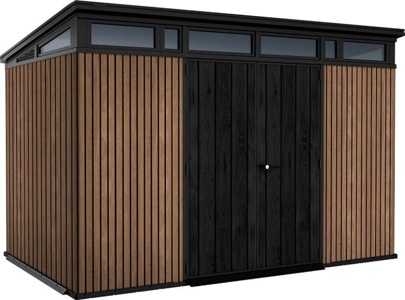 KETER PENT Signature VERTICAL zahradní domek 11x7 - hnědý, 342 x 226 x 216 cm